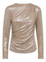 Co’Couture MargotCC Drape Blouse - Champange