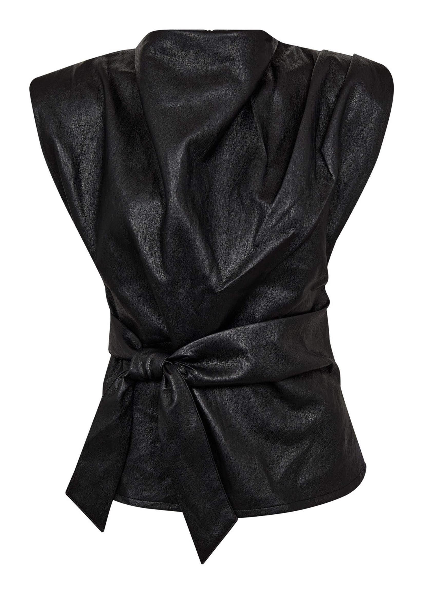 Co’Couture GittCC Pleat Top - Black