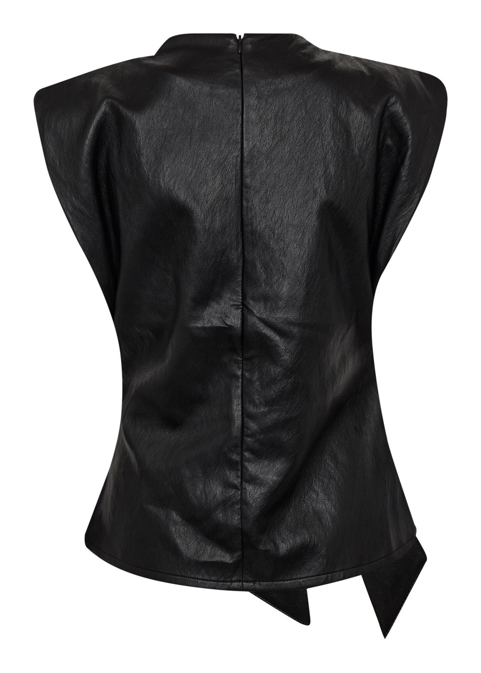Co’Couture GittCC Pleat Top - Black