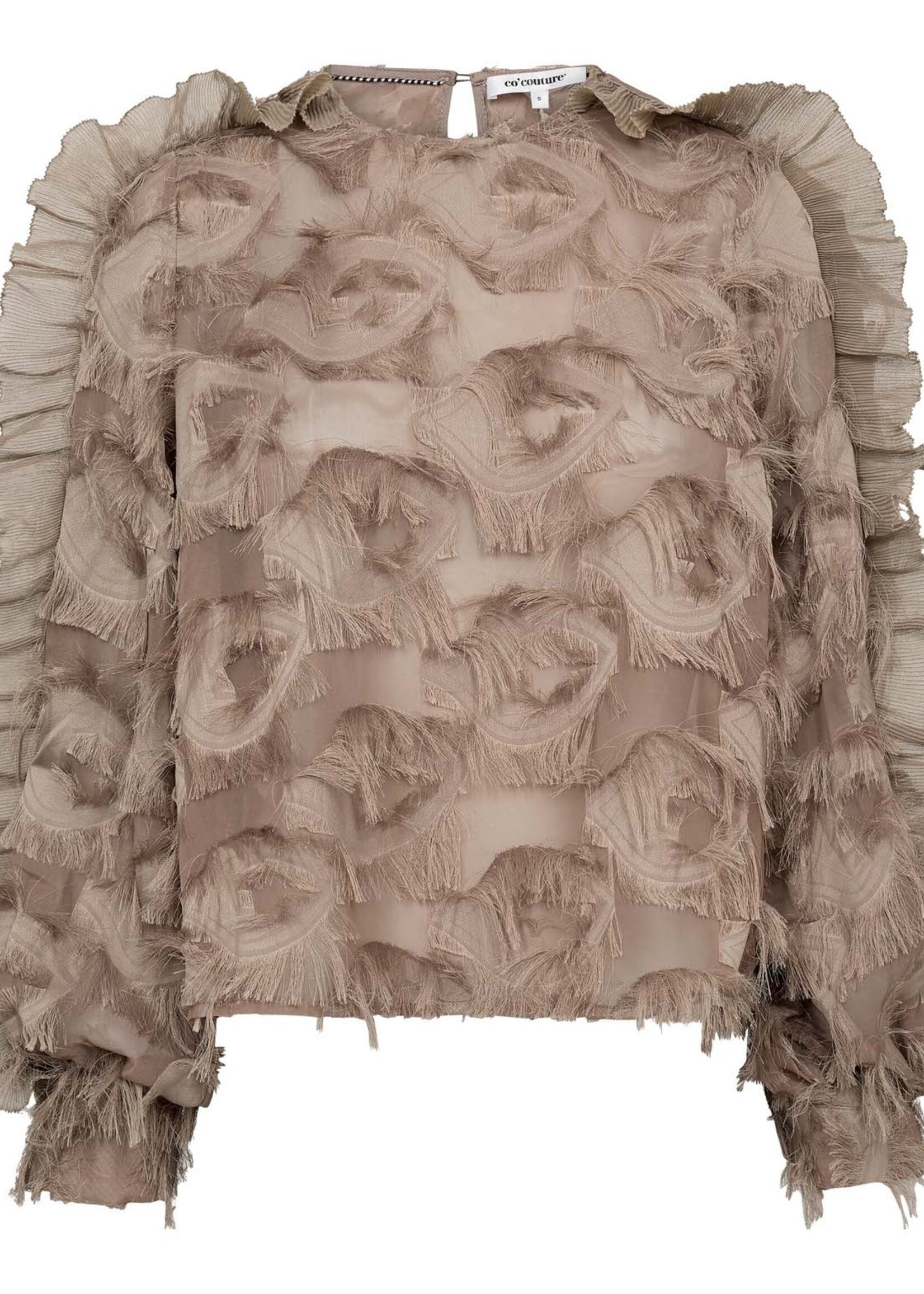 Co’Couture SyraCC Structure Blouse - Walnut