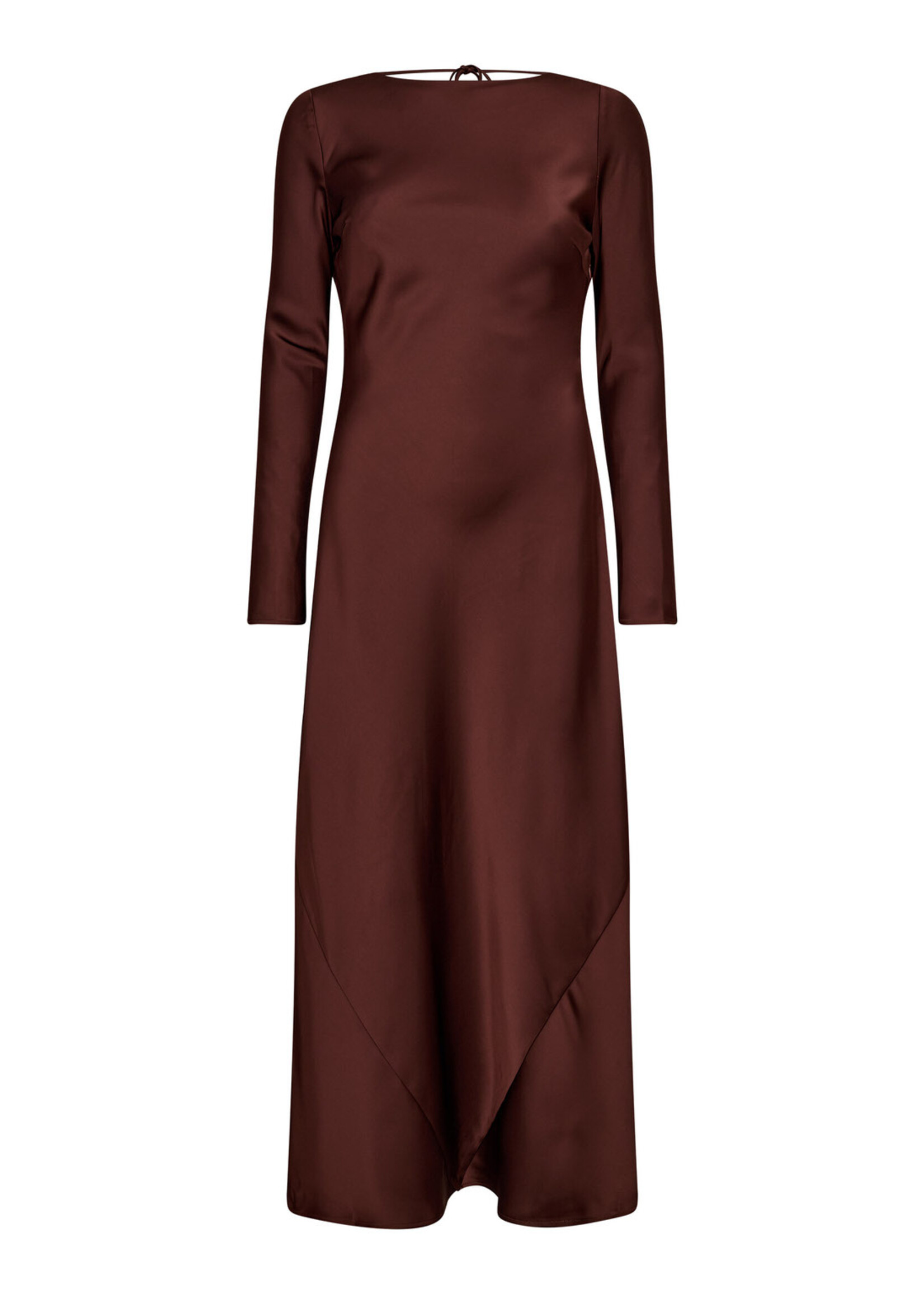 Co’Couture SafiraCC Waterfall Back Dress - Dark Brown