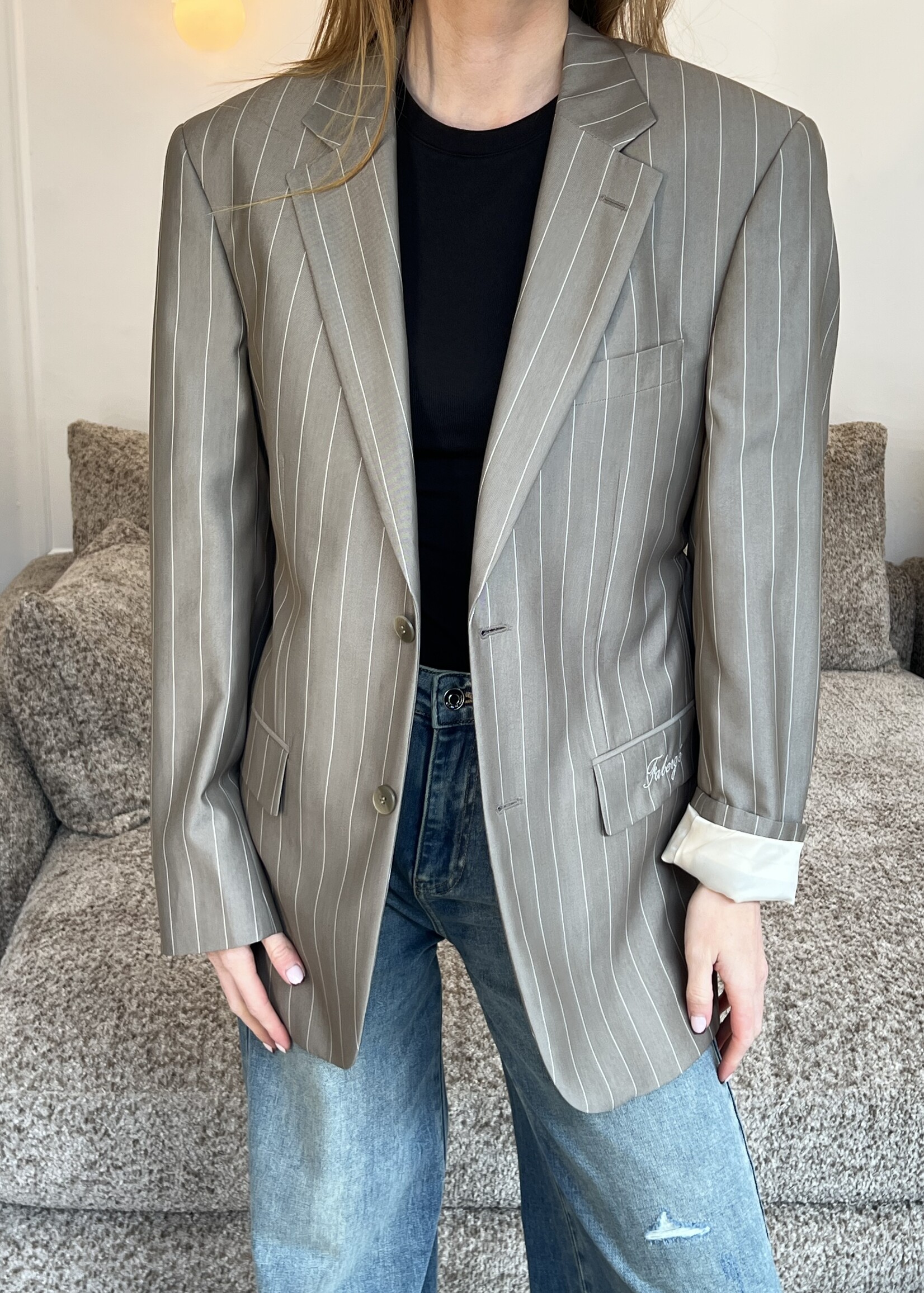 Fabergé Studios Mira Blazer - Taupe 01