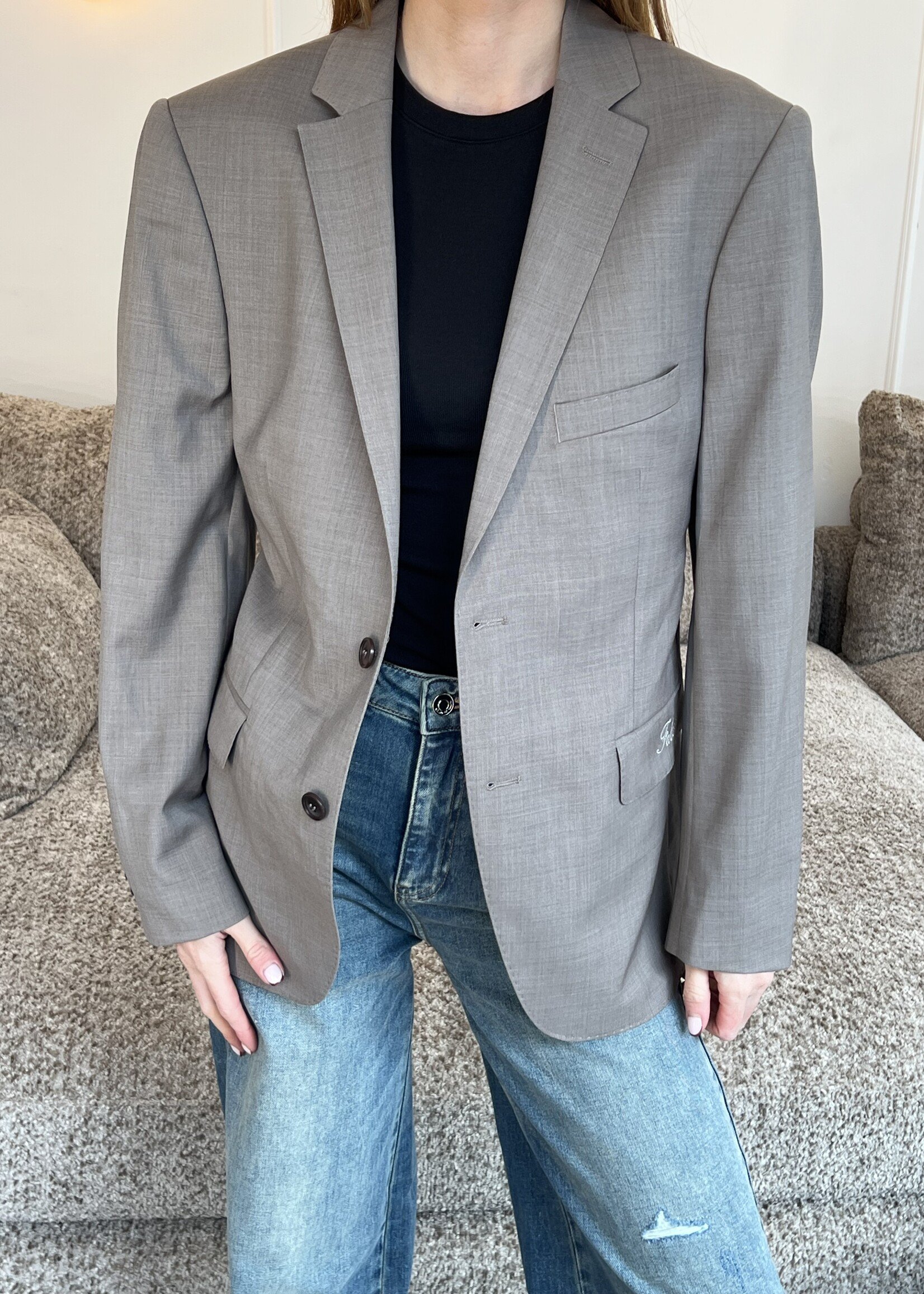 Fabergé Studios Mira Blazer - Taupe 02