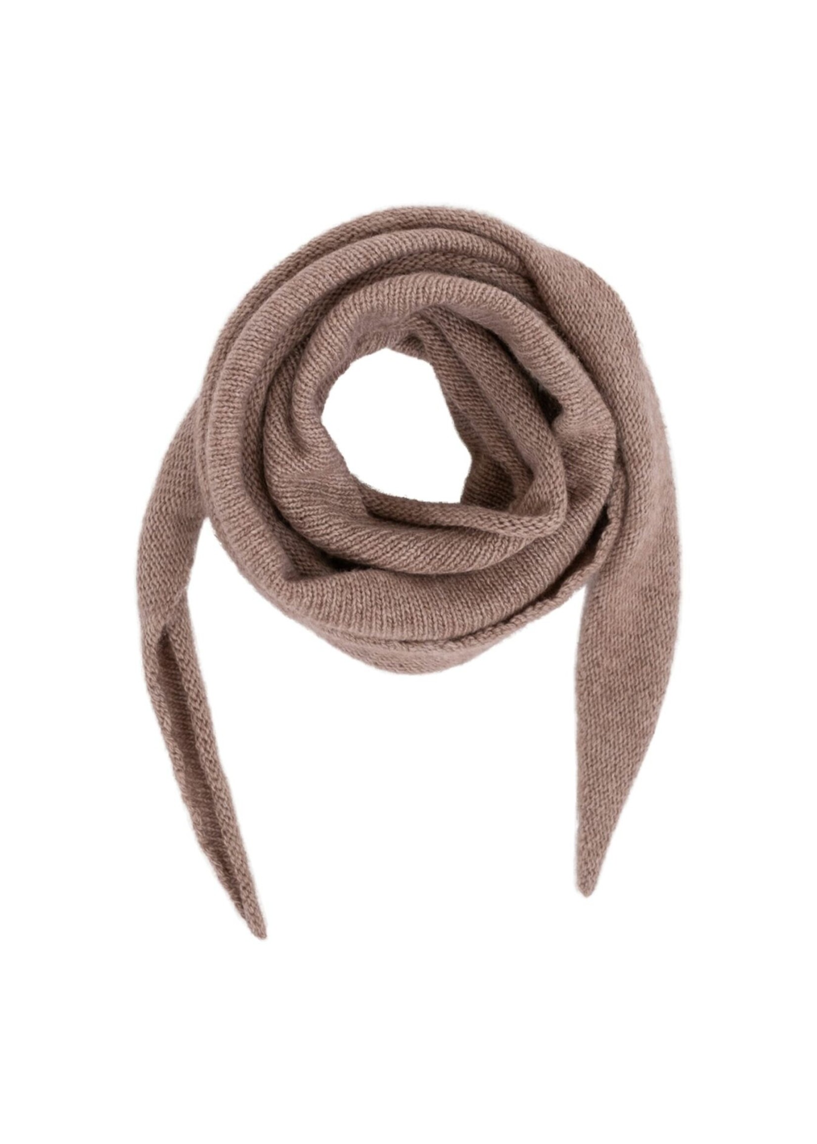 Neo Noir Misty Knit Scarf - Beige Melange