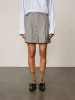 Herskind Reggy Shorts - Light Grey Pinstripe