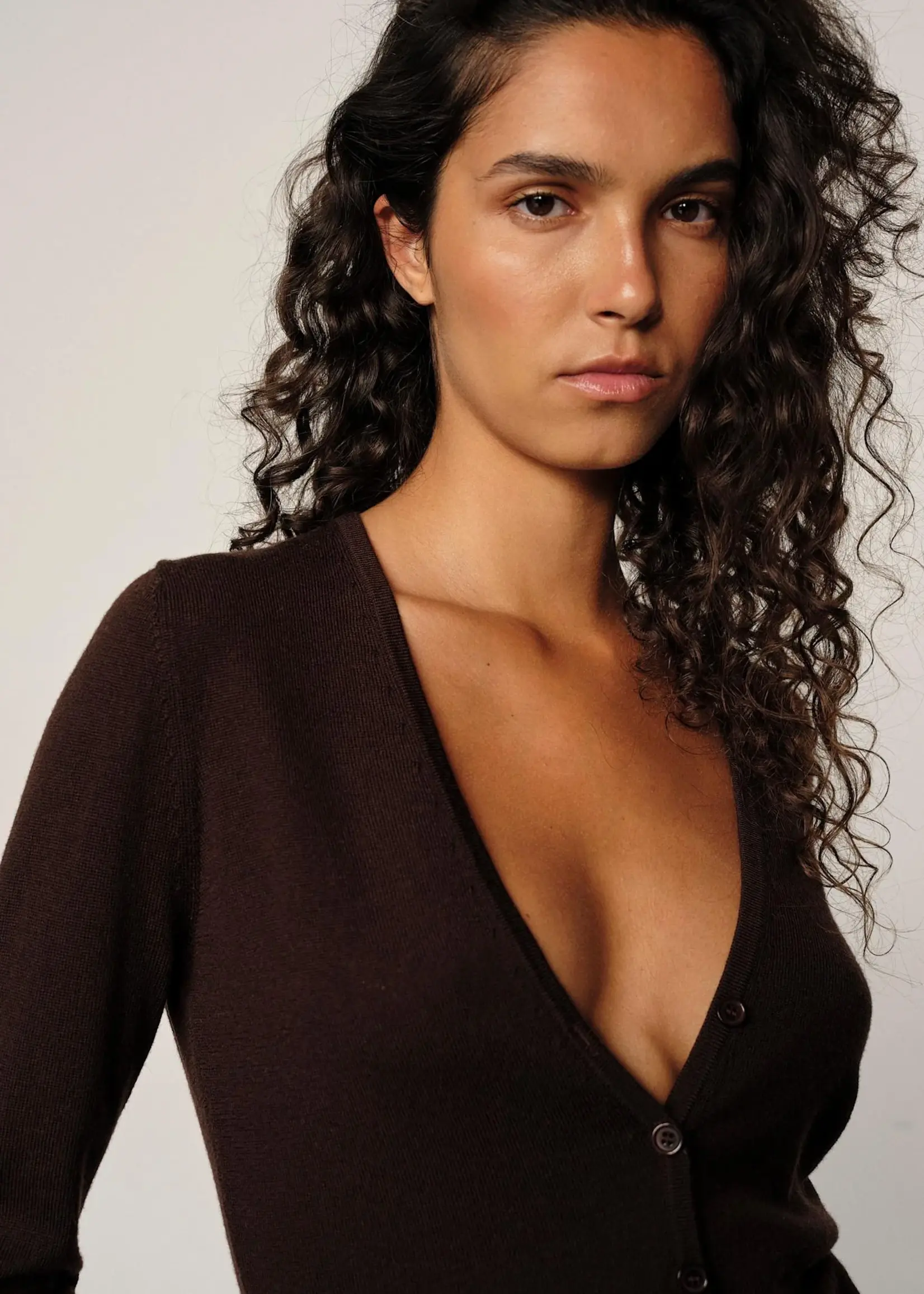 Herskind Gigi Knit Bodystocking - Mahogany