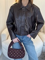 Fabergé Fashion Navy jacket - Burgundy