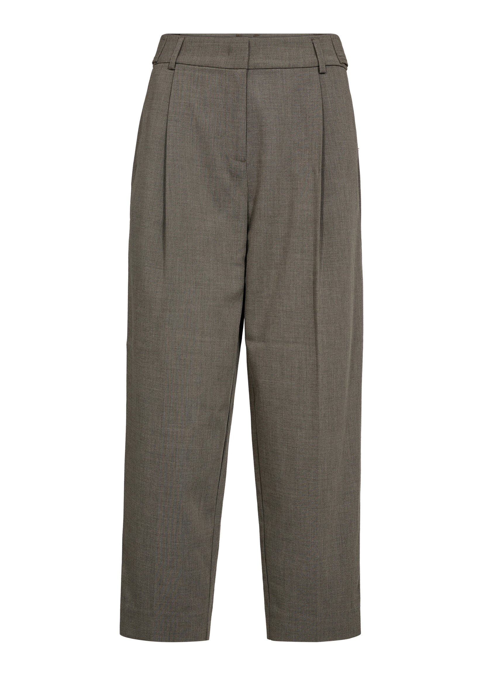 Nicole Crop Tall Pant - Beige Melangé