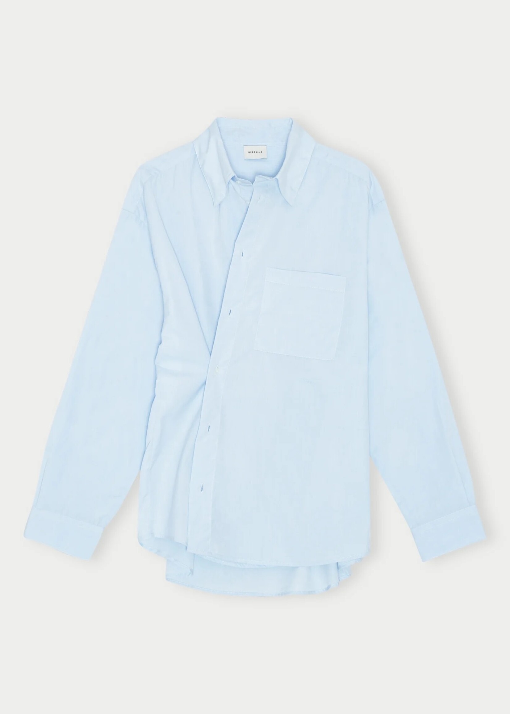 Herskind Lorenzo Shirt - Bleu Stripe
