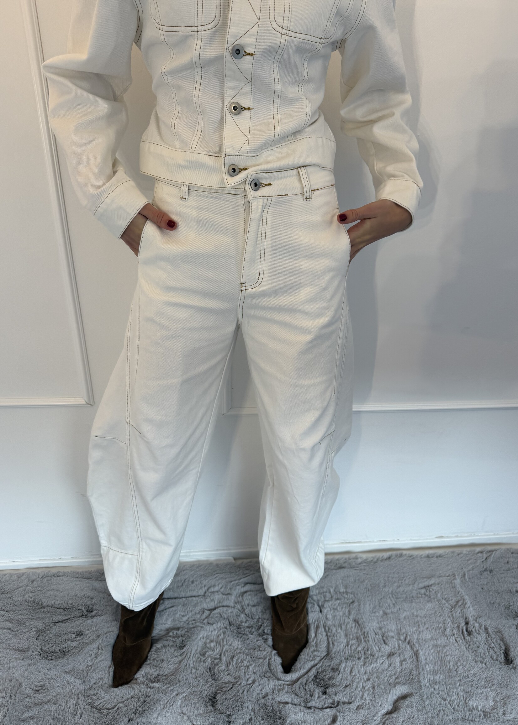 Fabergé Fashion Noa Jeans - Off White