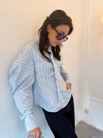 Fabergé Fashion Remy Blouse - Bleu