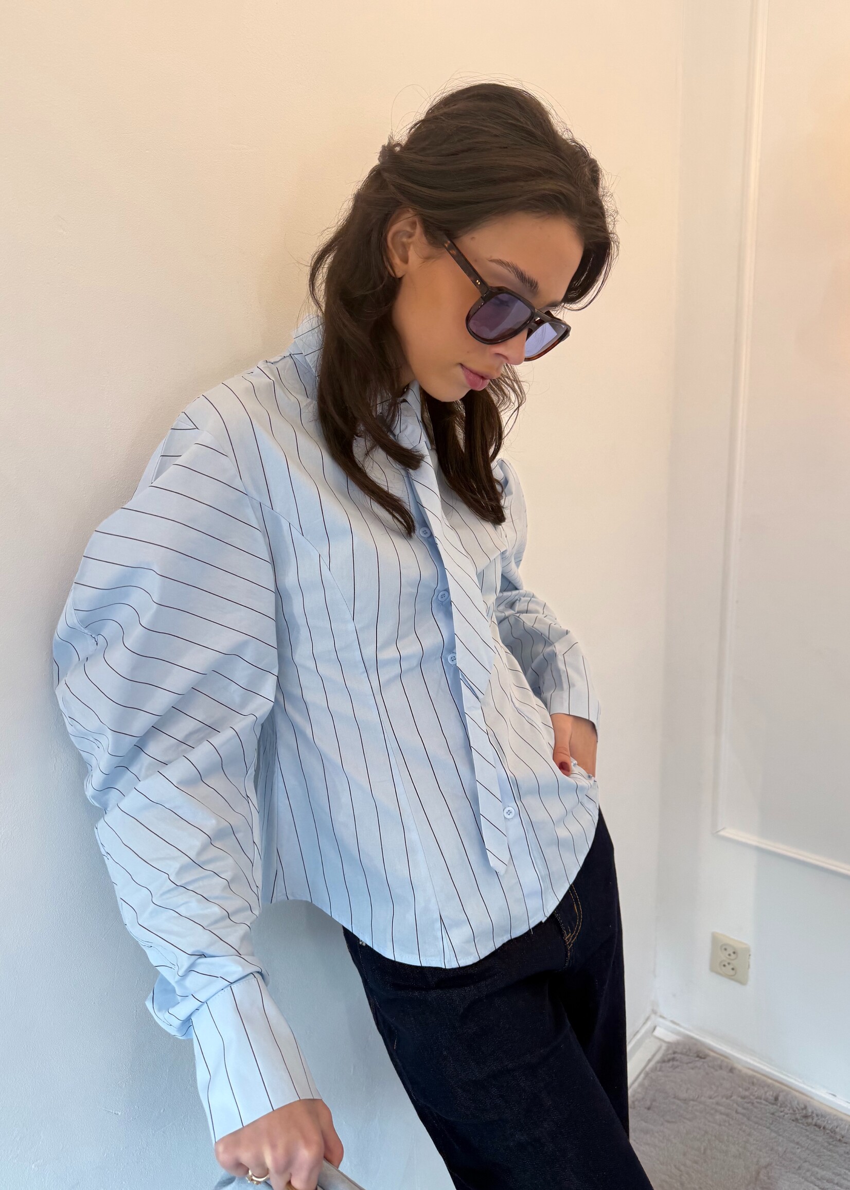 Fabergé Fashion Remy Blouse - Bleu