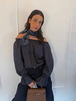 Fabergé Fashion Olivia Blouse - Bleu