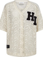 Court Lace Tee - Pearl