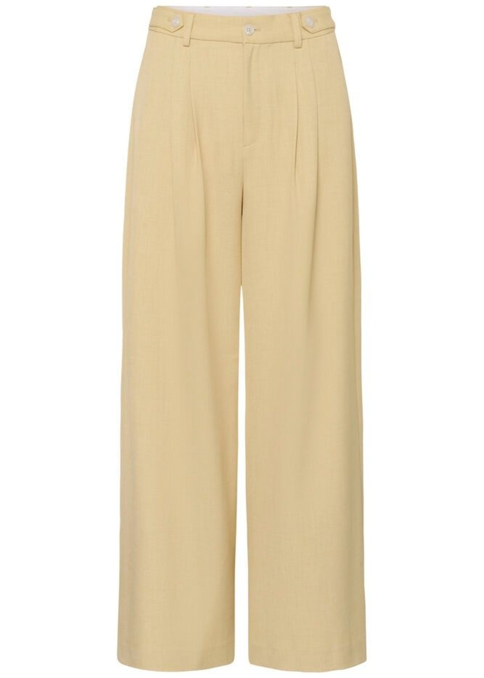 Gestuz GZstacy MW pants - Pale hay melange