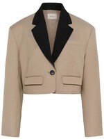 Gestuz GZnella short blazer - Olive sand melange
