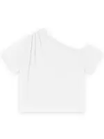 HOMAGE Off Shoulder Top With Pleats - Off White