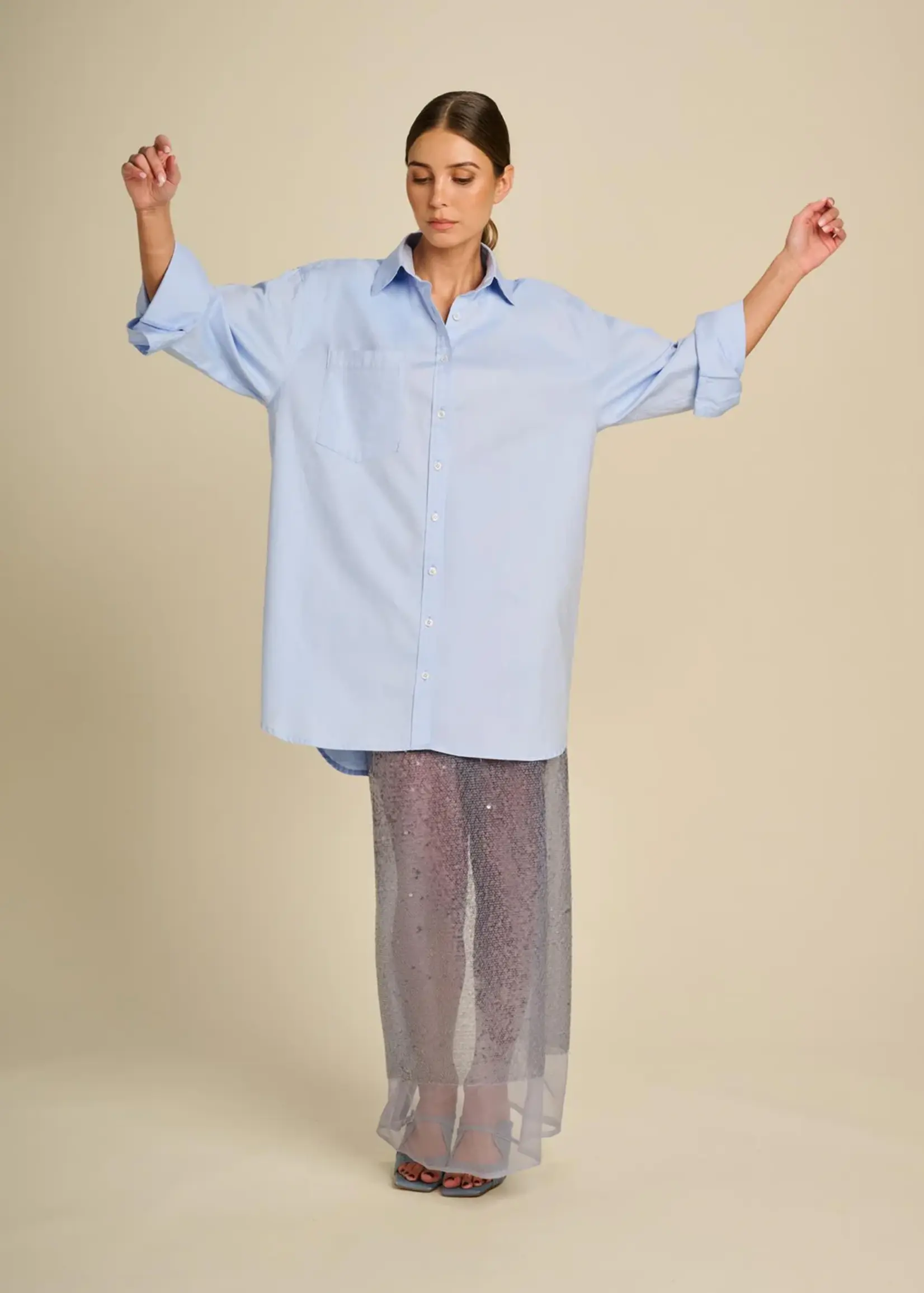 March Mirage skirt - Sky Bleu