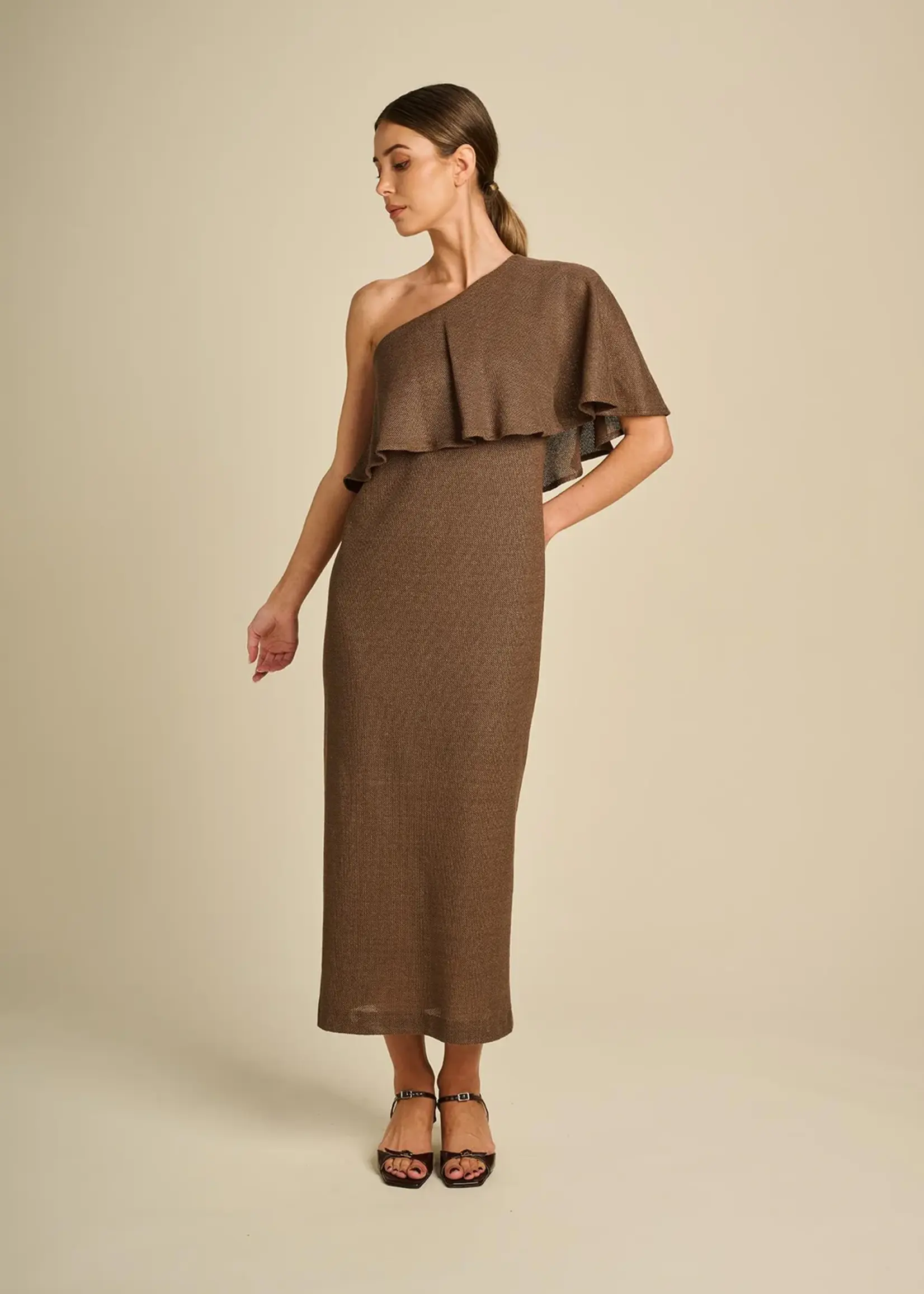 March Breeze Dress - Bronze
