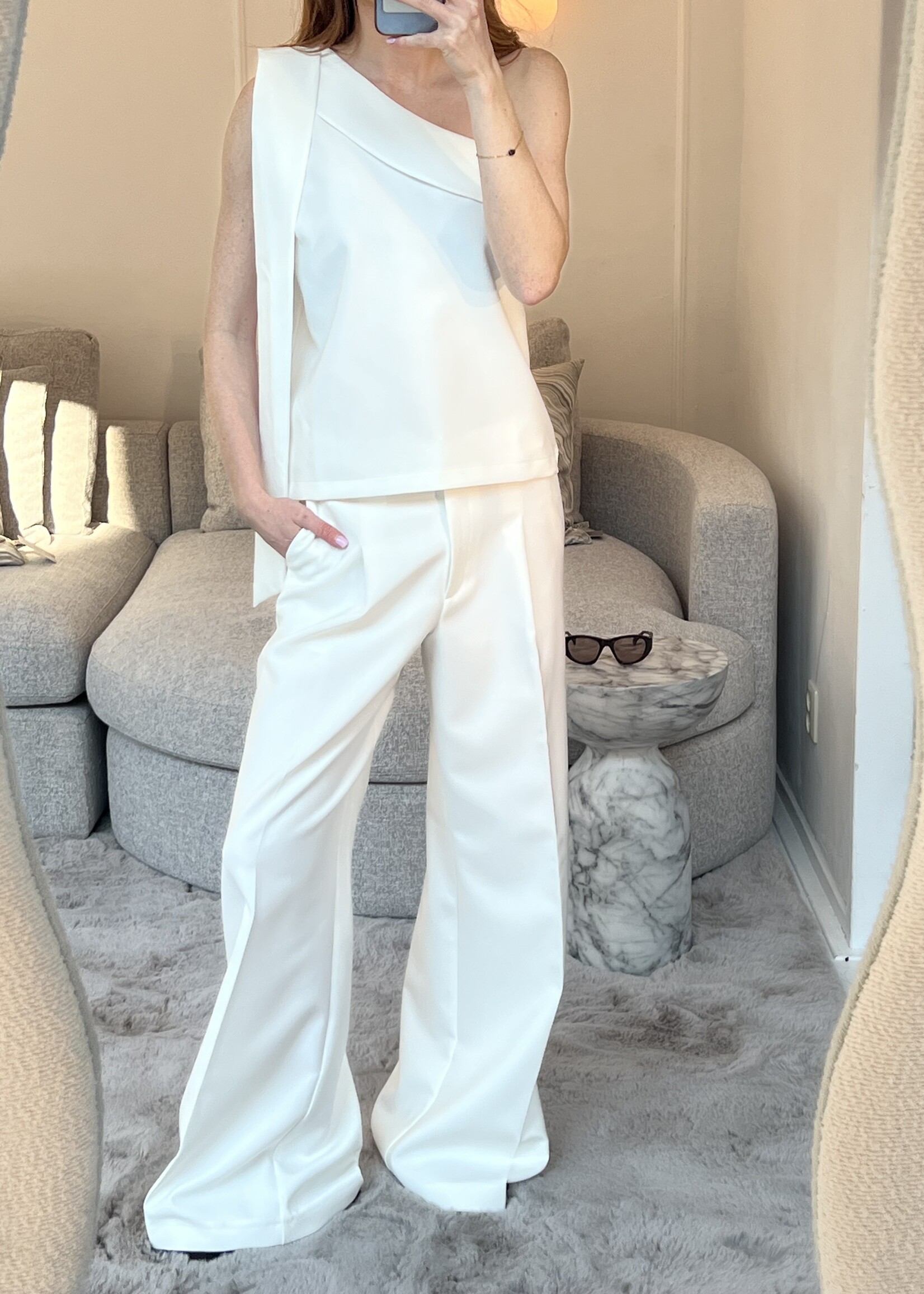 March Lux trousers - Ivory