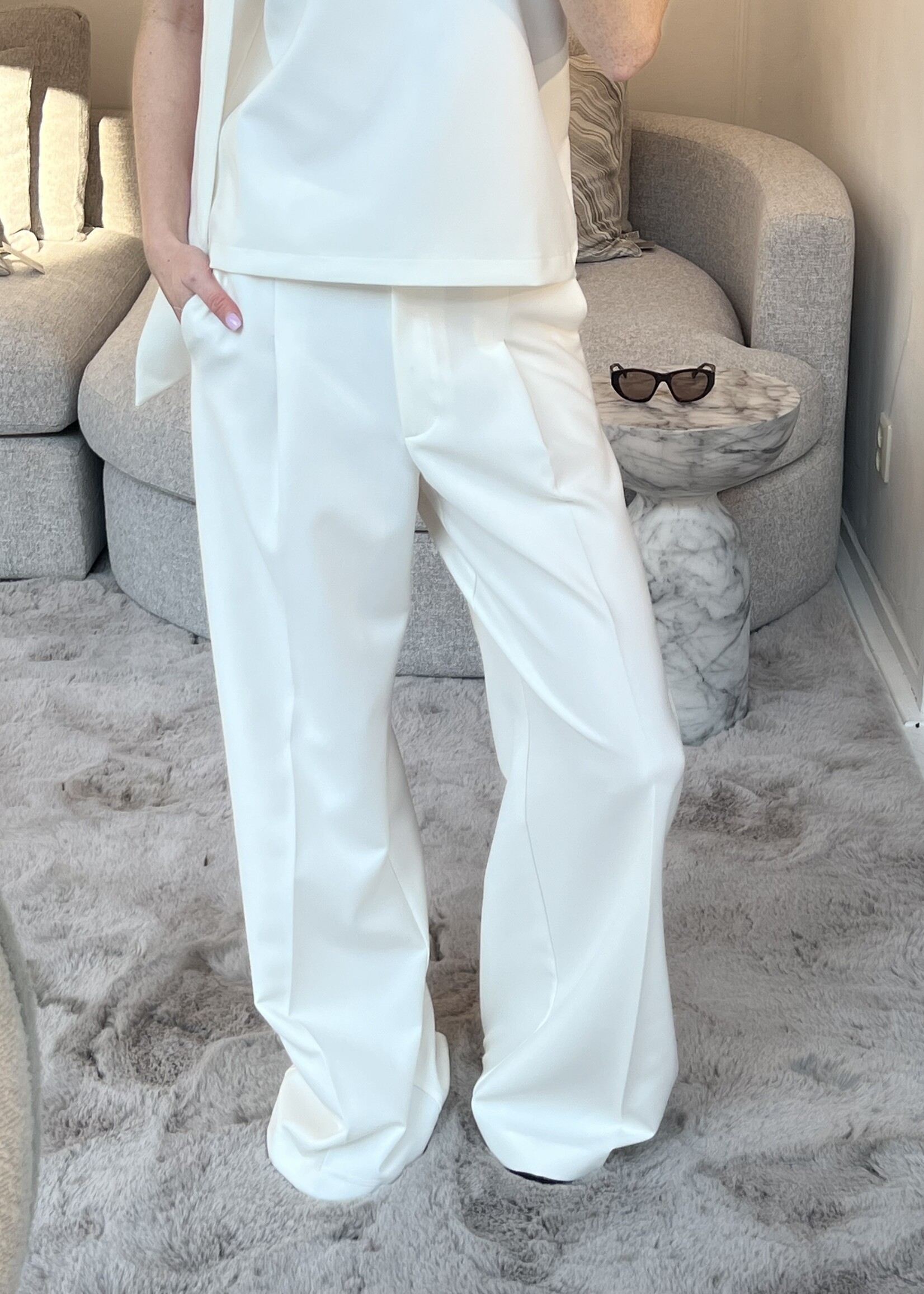 March Lux trousers - Ivory