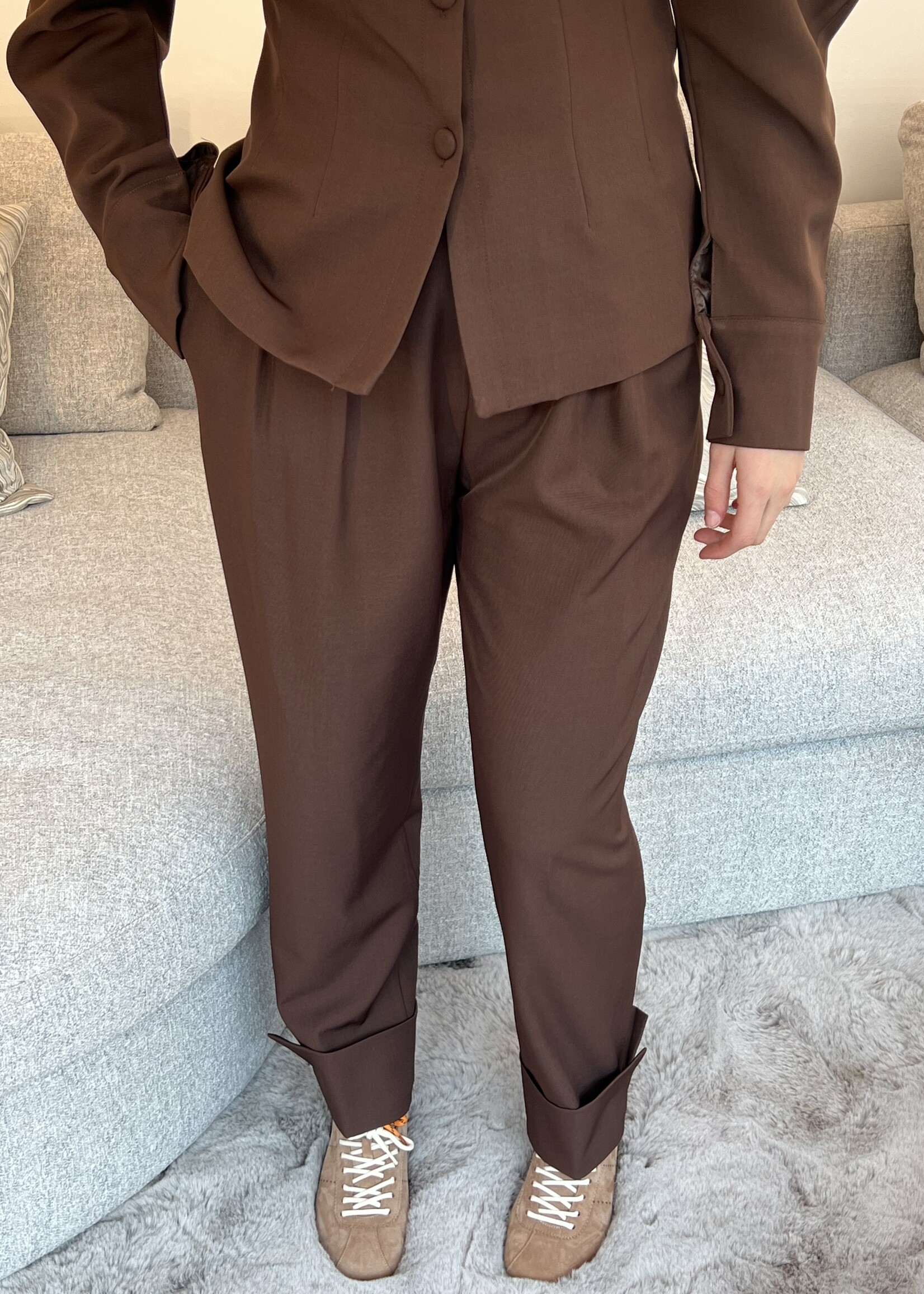 Fabergé Fashion Nori Trousers  - Brown