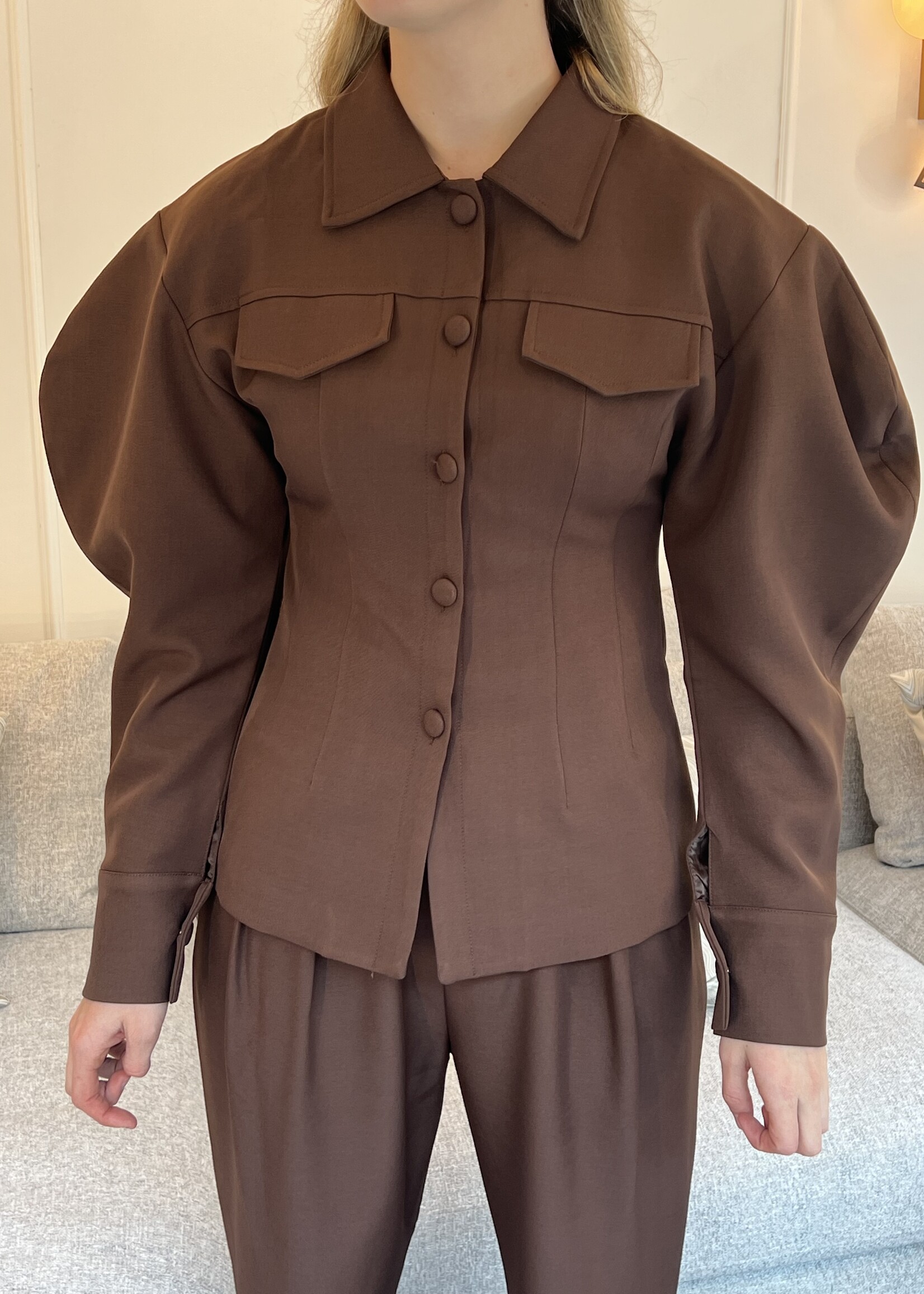 Fabergé Fashion Nori Top - Brown