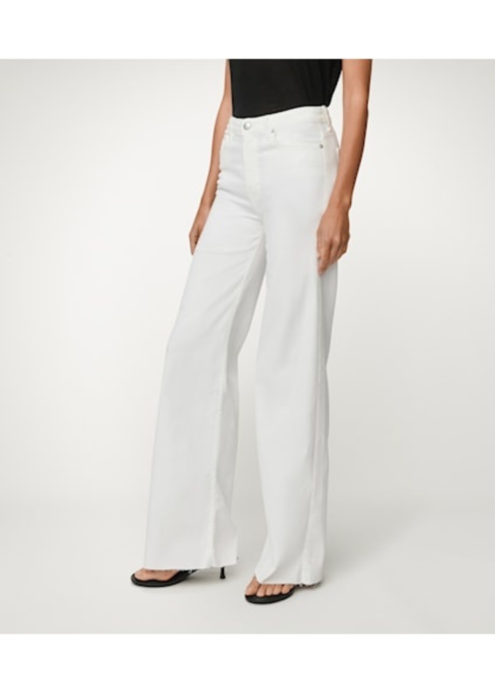 Lois Palazzo Edge - White
