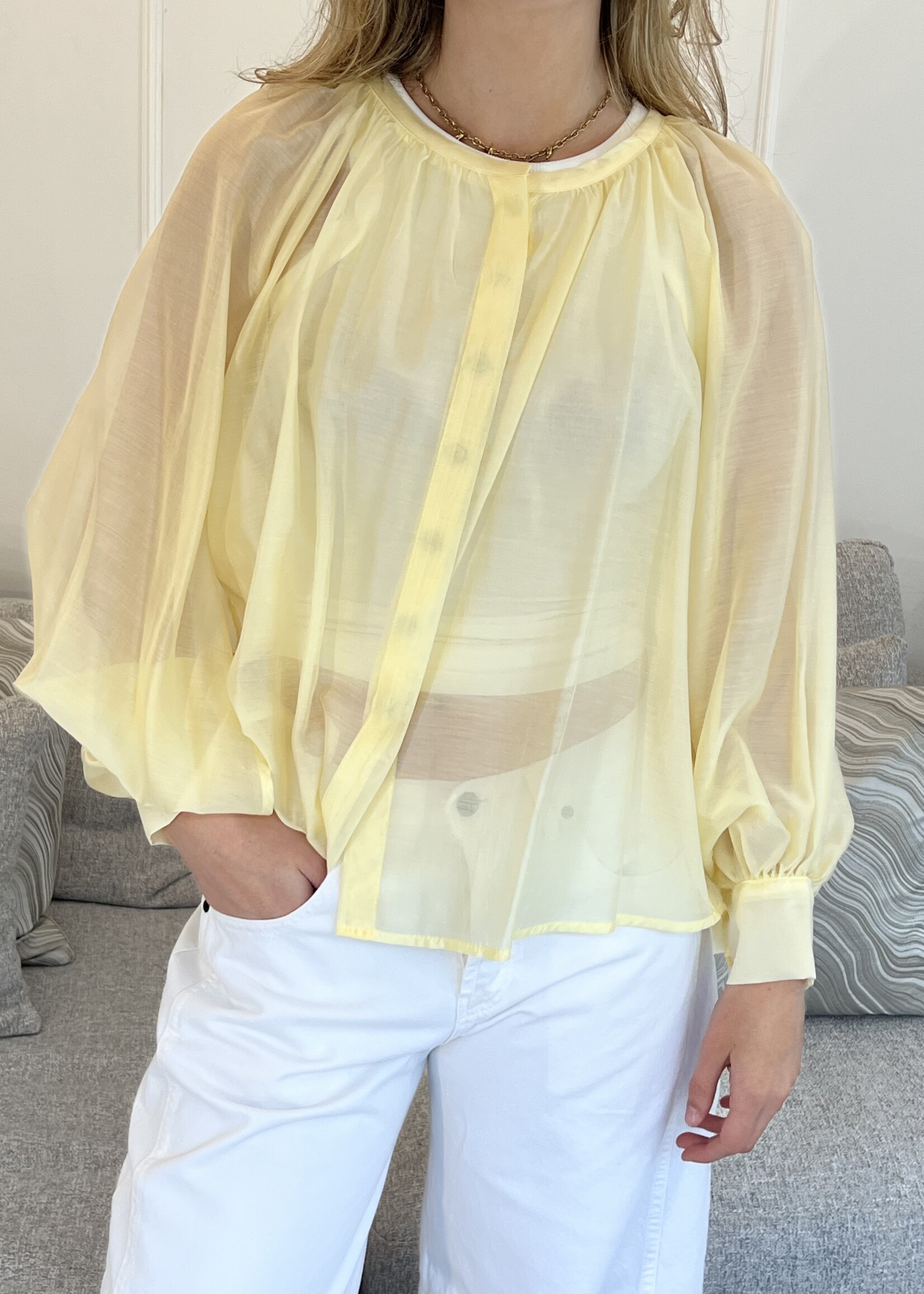 VICOLO CM0015 Blouse - Yellow