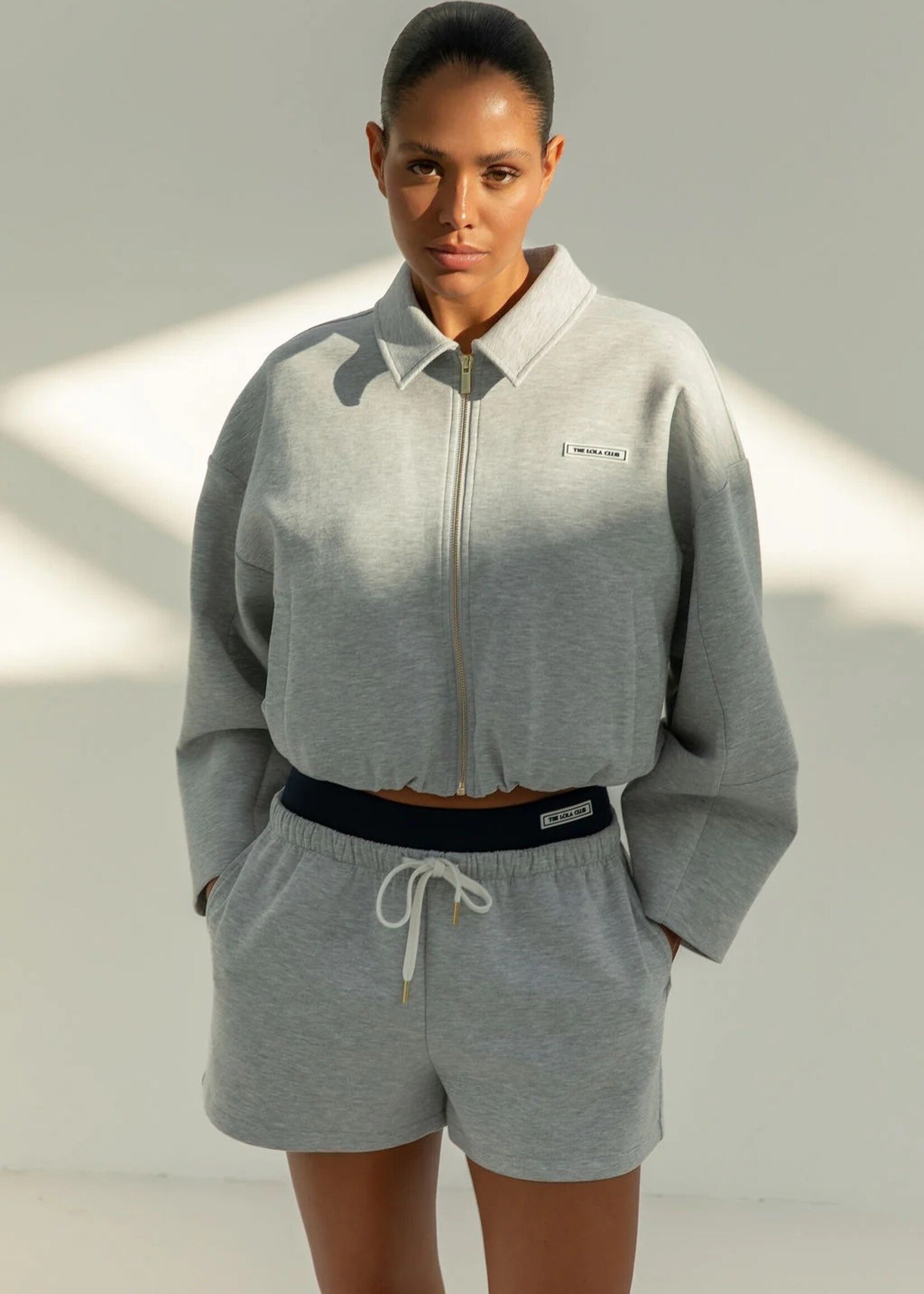 The Lola Club Millie Short  - Grey Melange