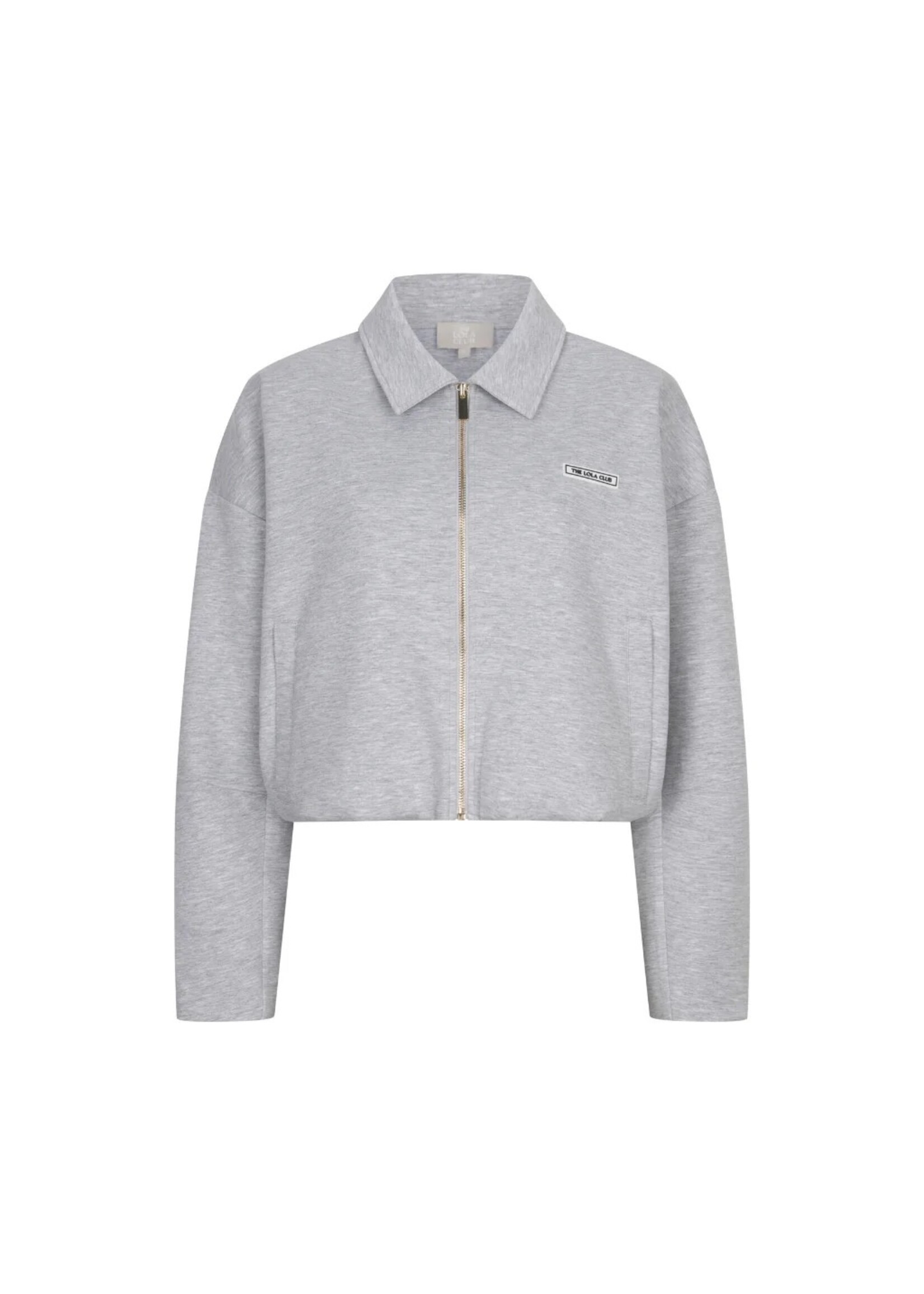 The Lola Club Millie Zip Through - Grey Melange