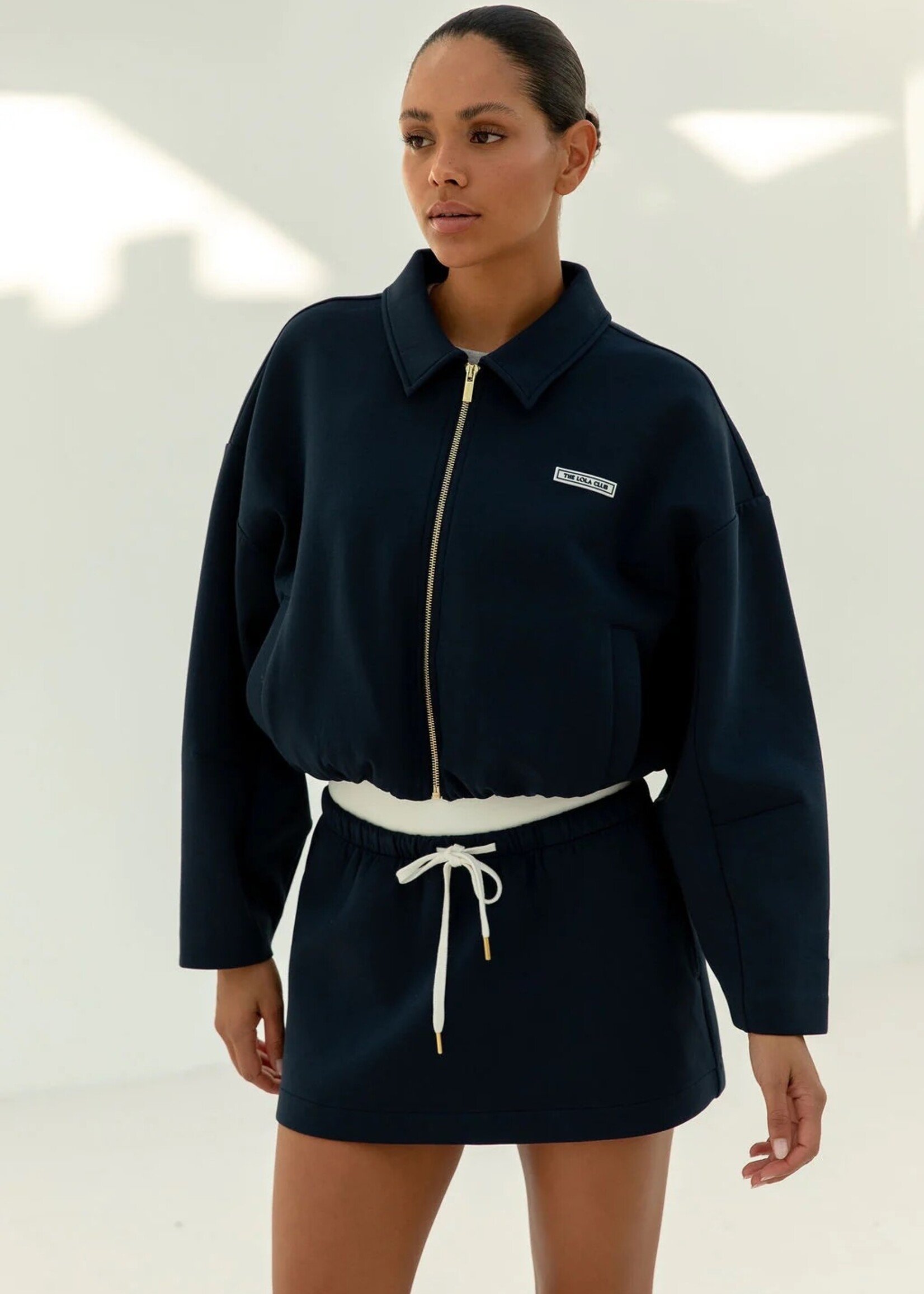 The Lola Club Millie Zip Through - Navy