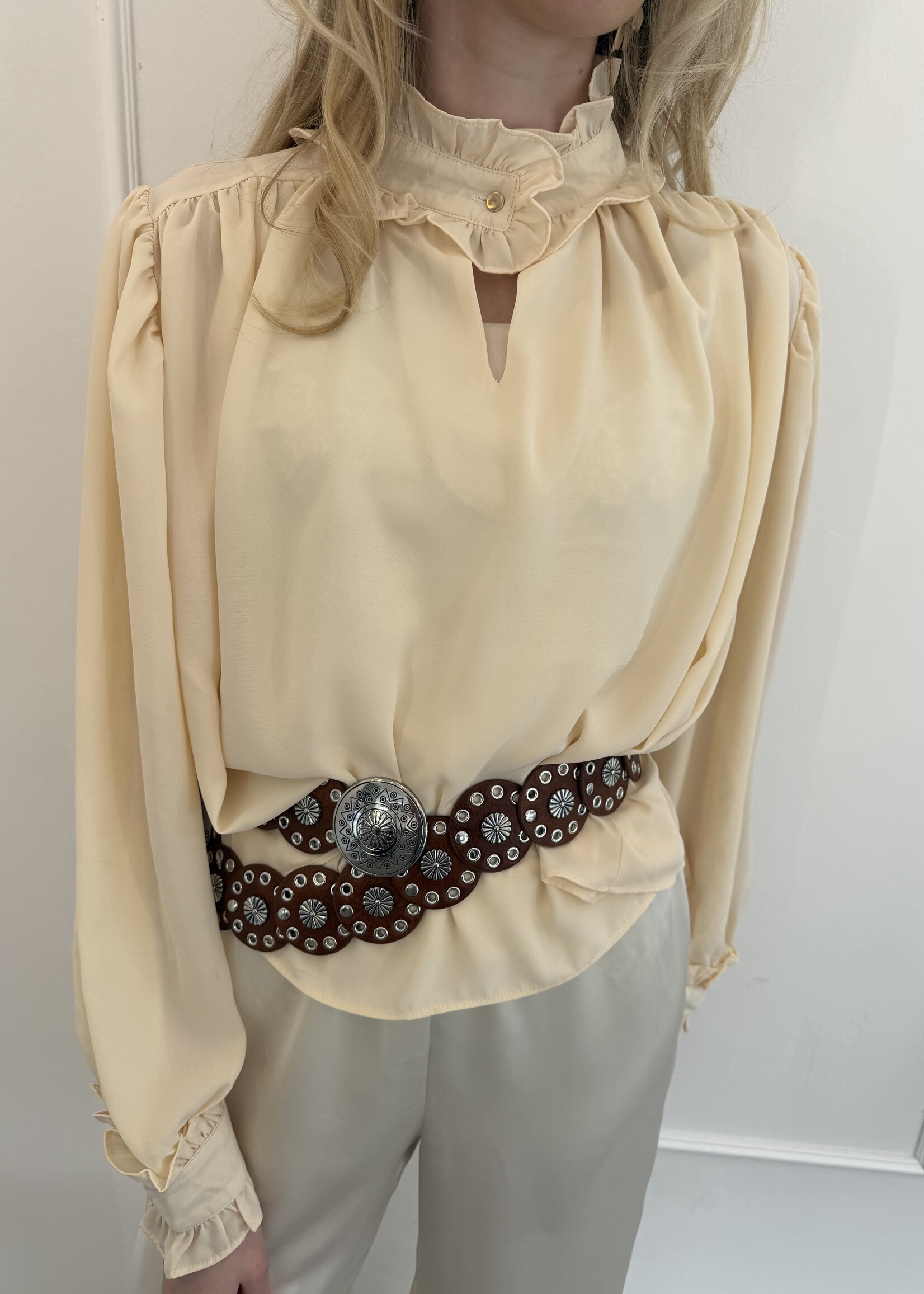 Fabergé Fashion Jess Blouse - Creme