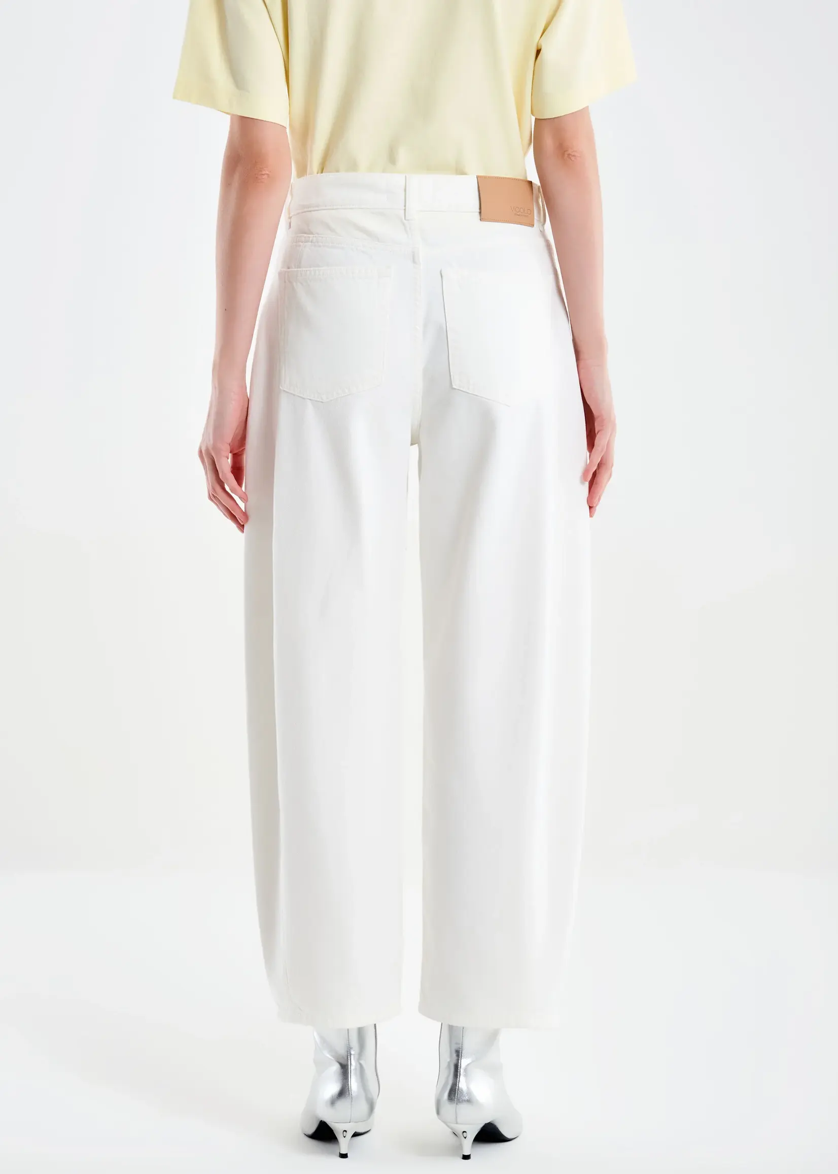 VICOLO Chiara Trousers - White