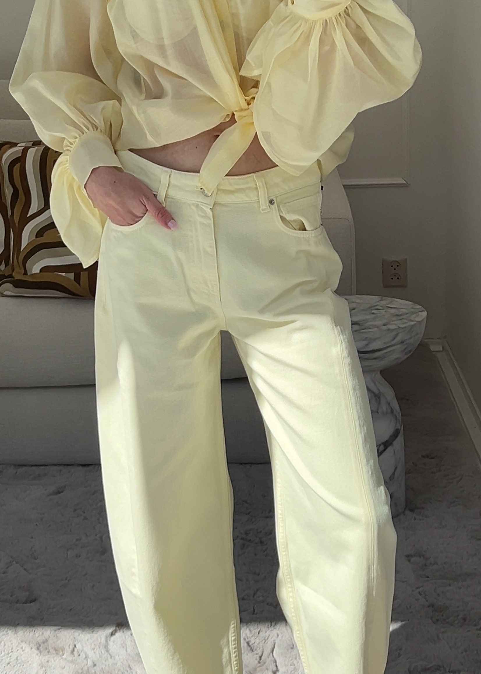 VICOLO Chiara Trousers - Yellow