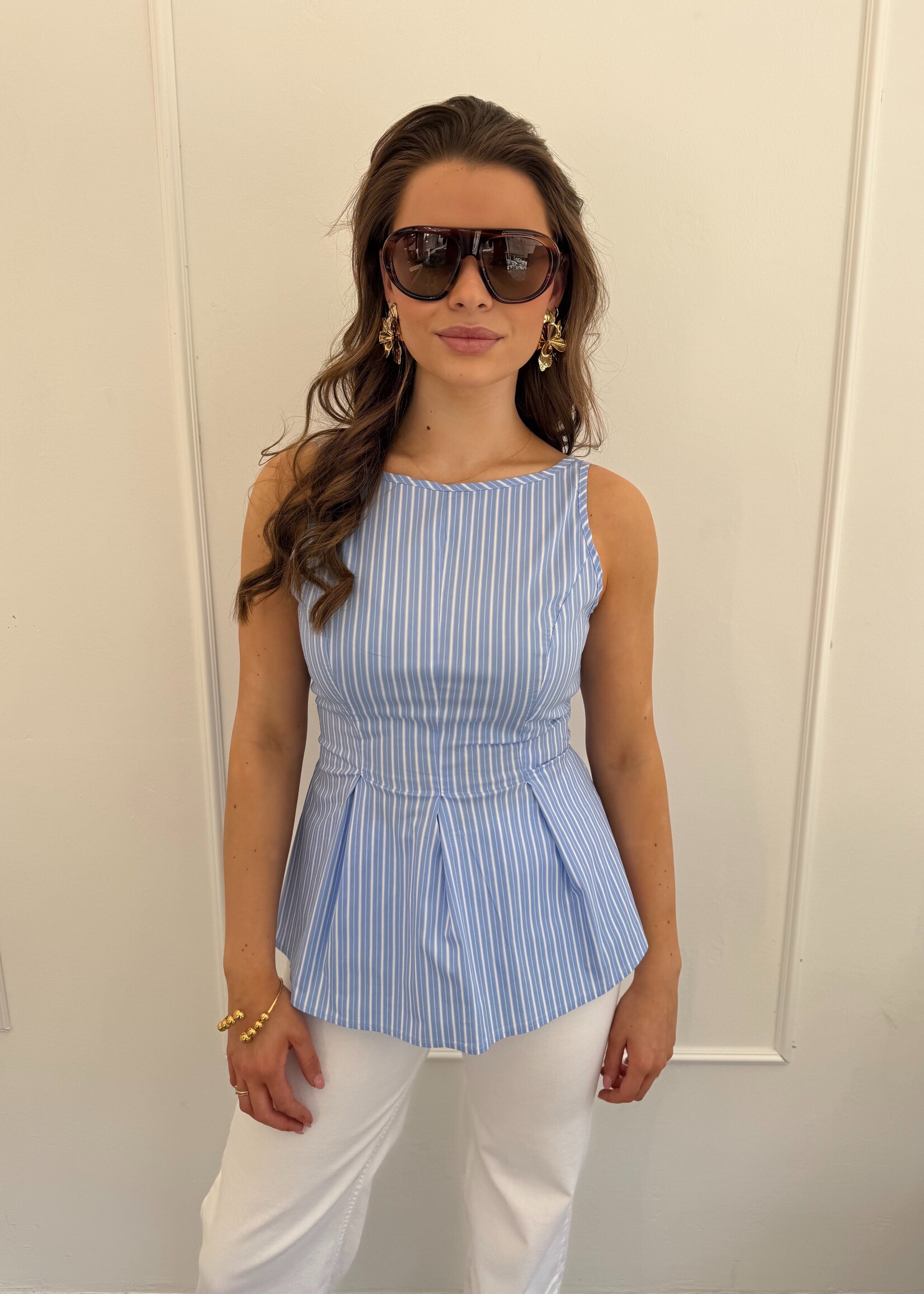 Fabergé Fashion Brit Top - Bleu