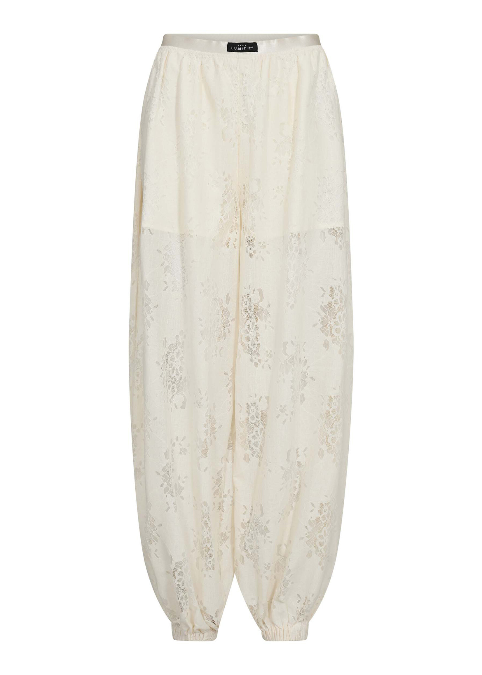 Bella Lace Harem Tall Pant - Off White