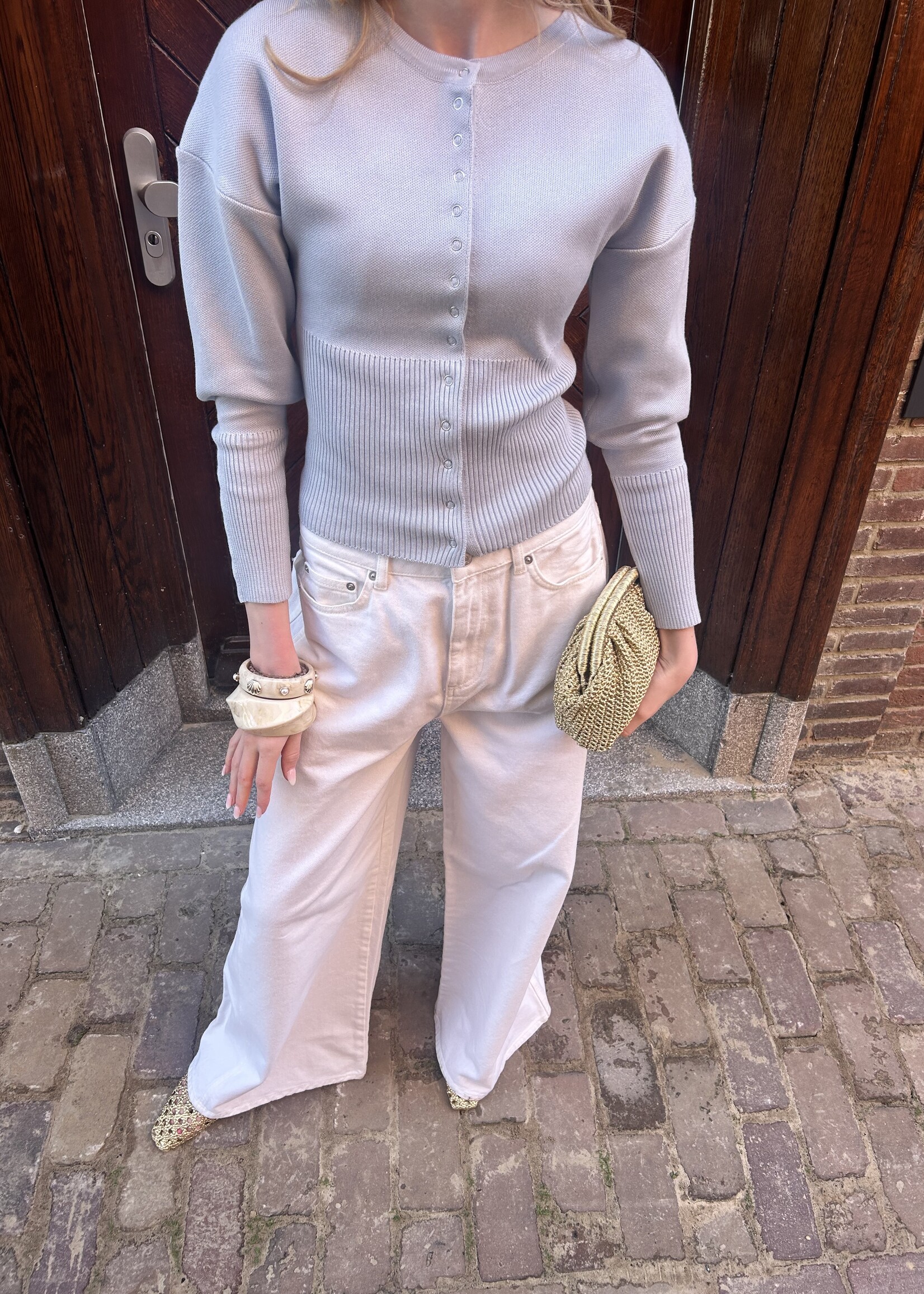 Fabergé Fashion Soll Cardigan - Bleu