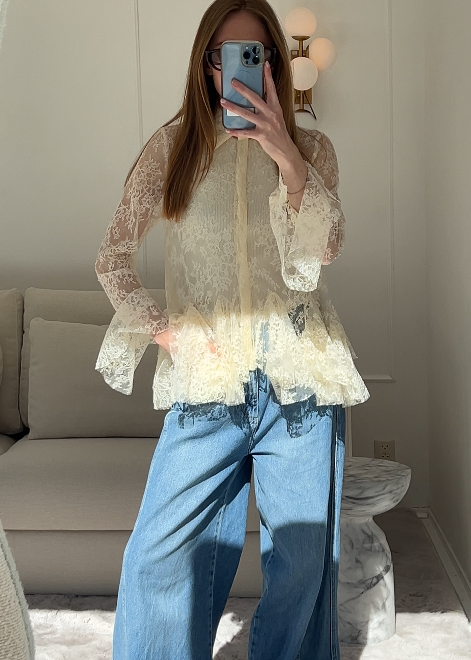 Fabergé Fashion Felice Blouse - Creme