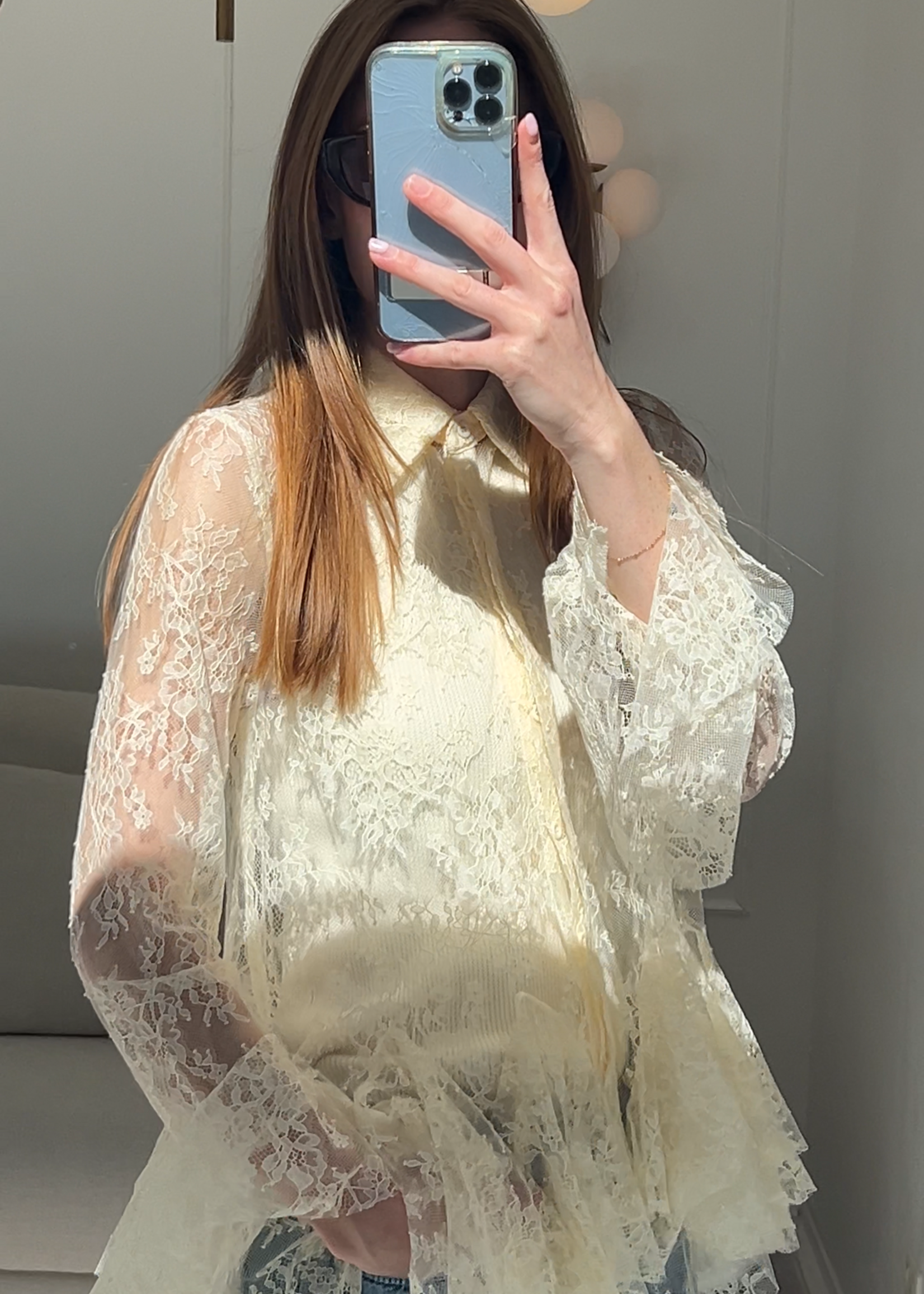 Fabergé Fashion Felice Blouse - Creme