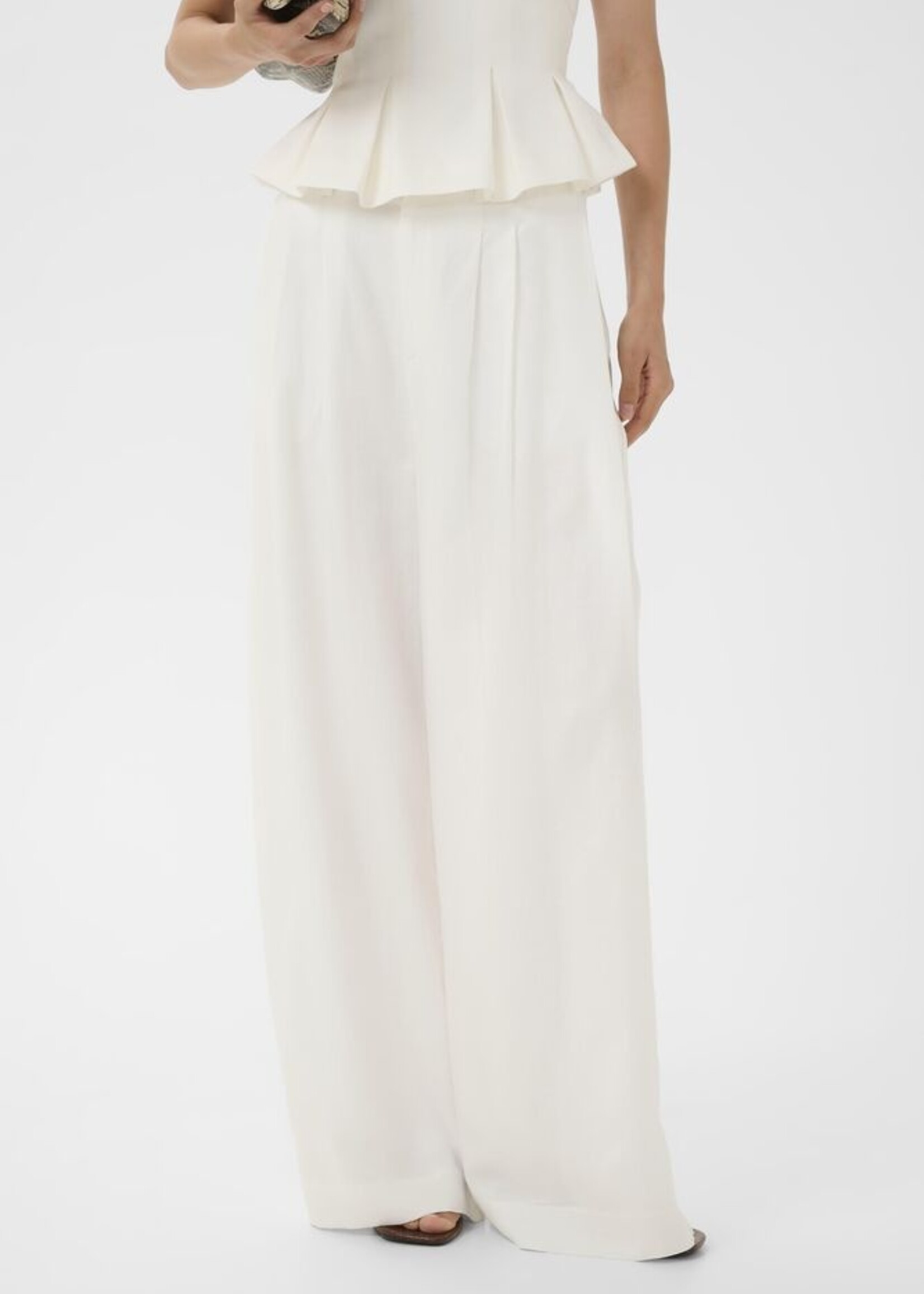 Gestuz GZriava MW pants - Bright White