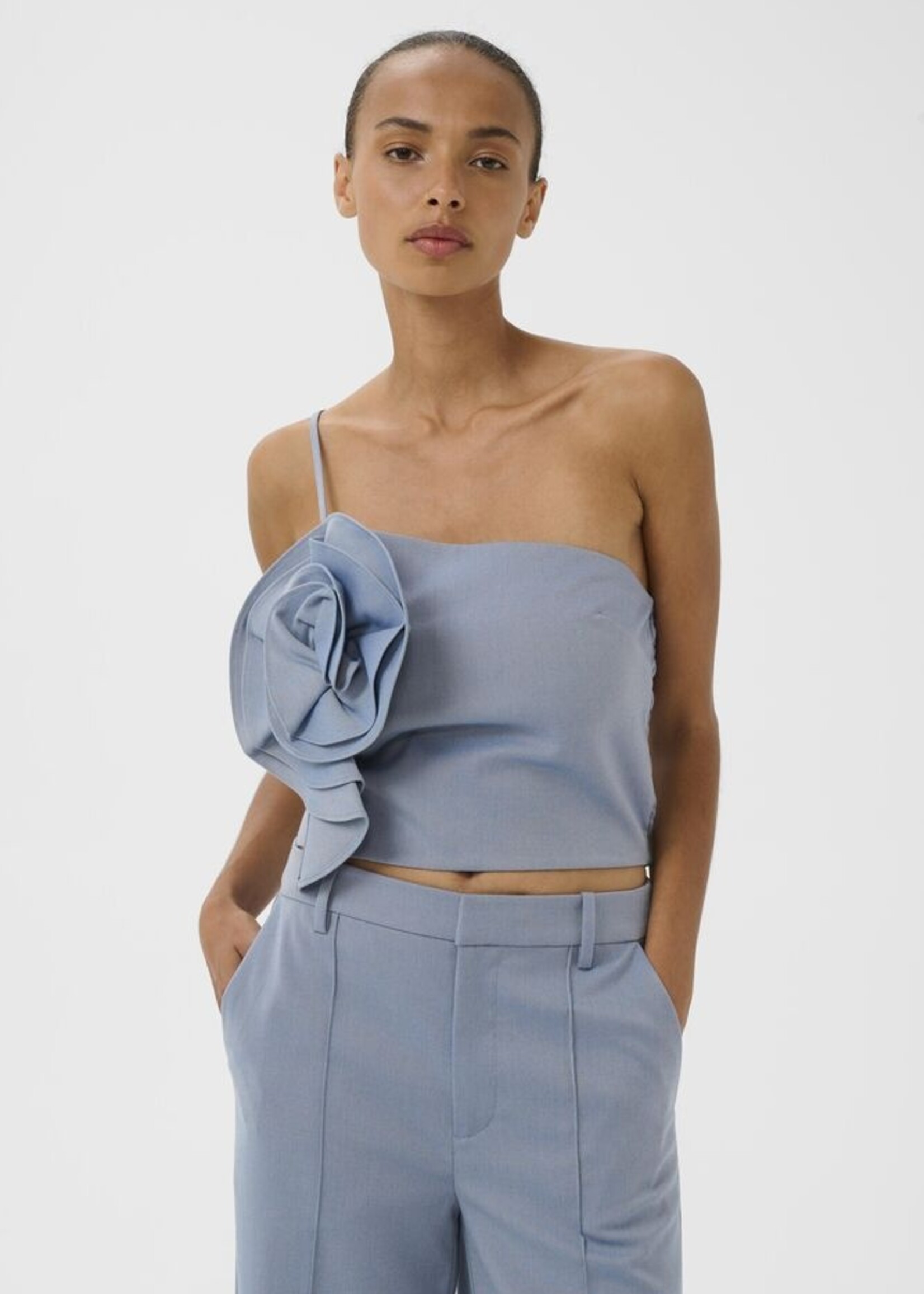 Gestuz GZwendi top - Dusty Bleu