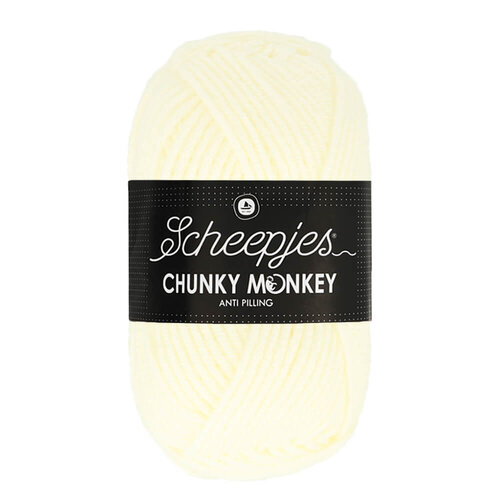 SCHEEPJES Scheepjes Chunky Monkey 100g - 1005 Cream