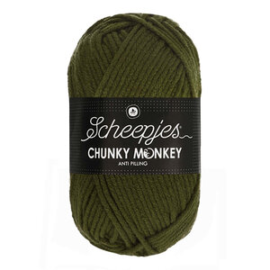 SCHEEPJES Scheepjes Chunky Monkey 100g - 1027 Moss Green
