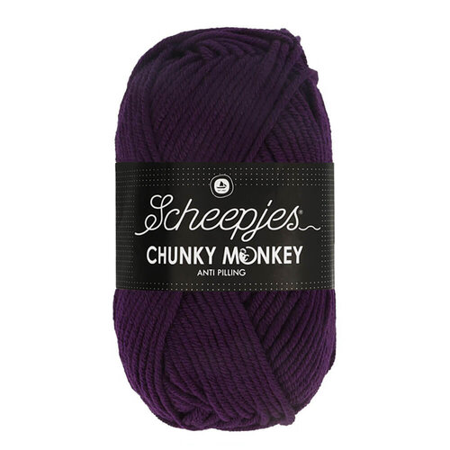 SCHEEPJES Scheepjes Chunky Monkey 100g - 1425 Purple SCHEEPJES Scheepjes Chunky Monkey 100g - 1425 Purple