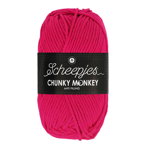 SCHEEPJES Scheepjes Chunky Monkey 100g - 1435 Magenta SCHEEPJES Scheepjes Chunky Monkey 100g - 1435 Magenta