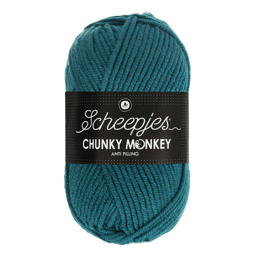 SCHEEPJES Scheepjes Chunky Monkey 100g - 1708 Petrol SCHEEPJES Scheepjes Chunky Monkey 100g - 1708 Petrol