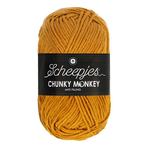 SCHEEPJES Scheepjes Chunky Monkey 100g - 1709 Ochre SCHEEPJES Scheepjes Chunky Monkey 100g - 1709 Ochre