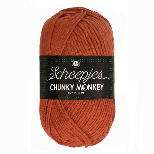 SCHEEPJES Scheepjes Chunky Monkey 100g - 1723 Flame SCHEEPJES Scheepjes Chunky Monkey 100g - 1723 Flame