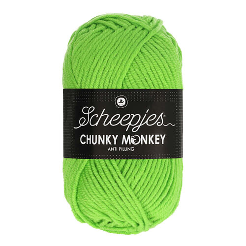SCHEEPJES Scheepjes Chunky Monkey 100g - 1821 Lime SCHEEPJES Scheepjes Chunky Monkey 100g - 1821 Lime